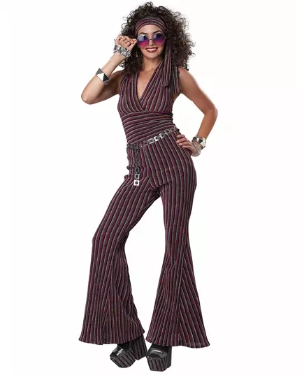 Women's backless disco costume, Size: Medium (40/42), image 2