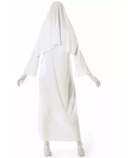 White ghost nun costume for women, Size: Large (42-44), image 2