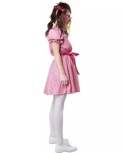 Deluxe angry girl costume for adults, Size: Small/Medium, image 2