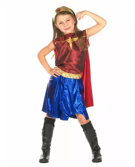 Amazon warrior costume for girls, Size: 7-9 years (120-130 cm), image 2