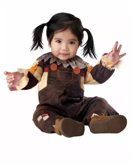 Deluxe Happy Scarecrow Baby Costume, Size: 6-12 months (74cm), image 2