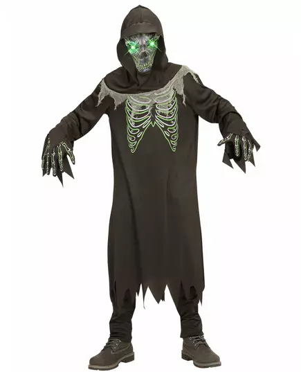 Black and green grim reaper costume for children, Size: 8-10 years (140 cm), image 2