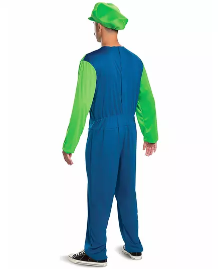 Klassisk Luigi-kostyme for voksne, Størrelse: Medium, bilde 2