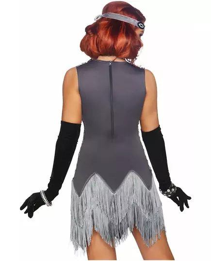 Luxury glitter charleston costume for women, Size: Medium (40-42), image 2