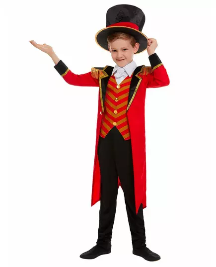 Ringmesterkostyme til gutter, Størrelse: 7–9 år (130/143 cm), bilde 2