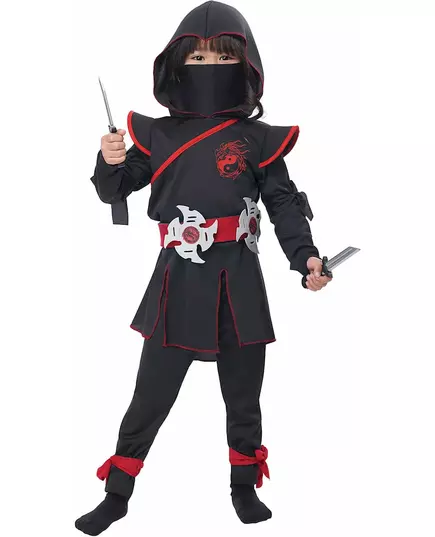 Luxury ninja costume for girls, Size: 4-6 years (116 cm), image 2