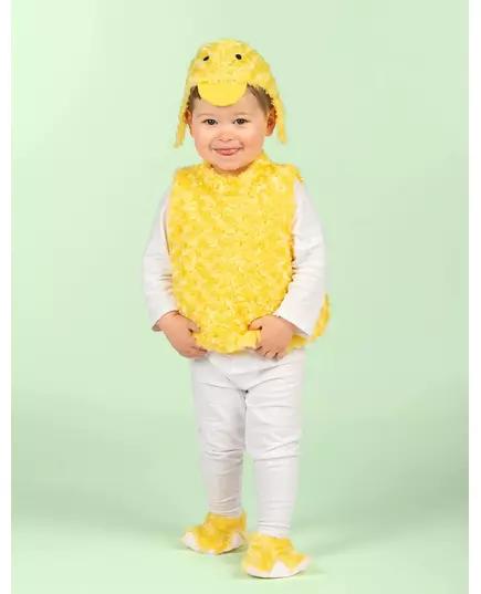 Little yellow plush duck costume, Size: 1-2 years (80 - 92 cm), image 2