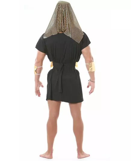 Black and gold pharaoh costume for men, Size: Medium (48-50), image 2
