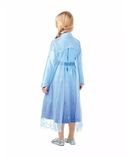 Premium Elsa Frozen 2 costume for girls, Size: 7-8 years (122 to 128 cm), image 2