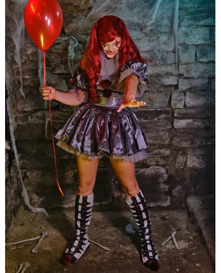 Pennywise-kostymekjole til kvinner, Størrelse: Medium, bilde 2