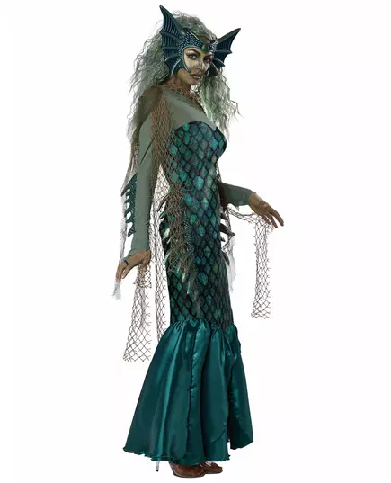 Deluxe evil mermaid costume for women, Size: X-Small (36/38), image 2