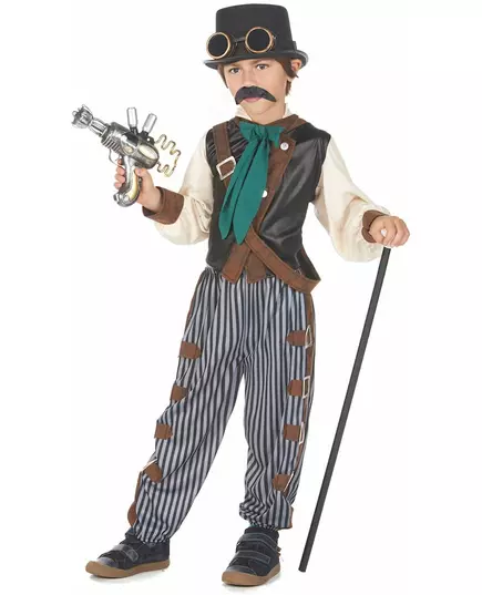 Steampunk dandy costume for children, Size: 13-14 years (140-152 cm), image 2
