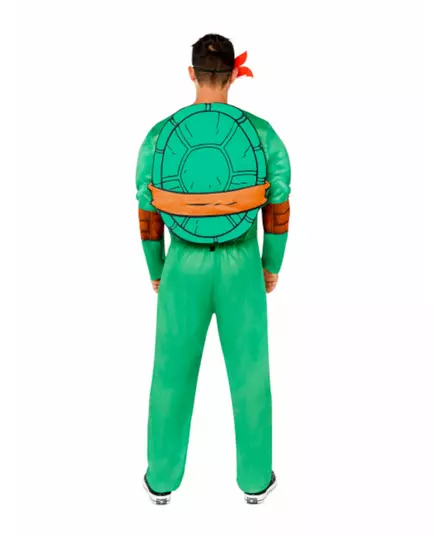 Deluxe Ninja Turtle-kostyme med 4 masker til voksne, Størrelse: L, bilde 2