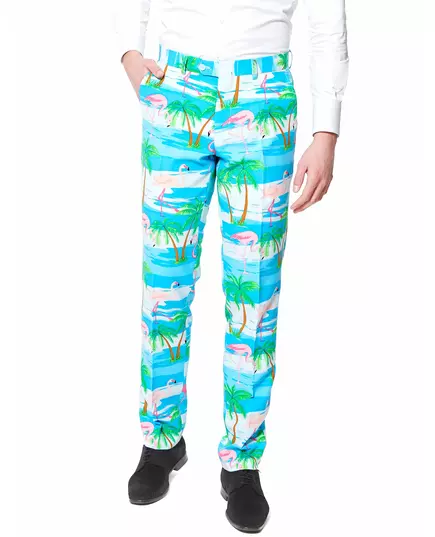 Mr. Flamingo costume for men Opposuits, Size: X-Large (EU 56-58), image 3