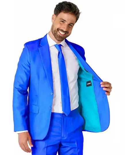 Mr. Solid blå herredress fra Suitmeister, Størrelse: Medium (EU 48-50), bilde 3