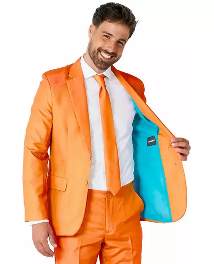 Mr. Solid oransje dress til menn Suitmeister, Størrelse: X-Large (EU 56-58), bilde 3