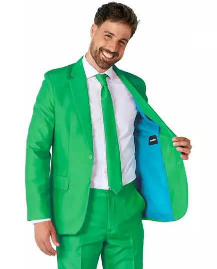 Mr. Solid grønn dress til menn Suitmeister, Størrelse: Medium (EU 48-50), bilde 3