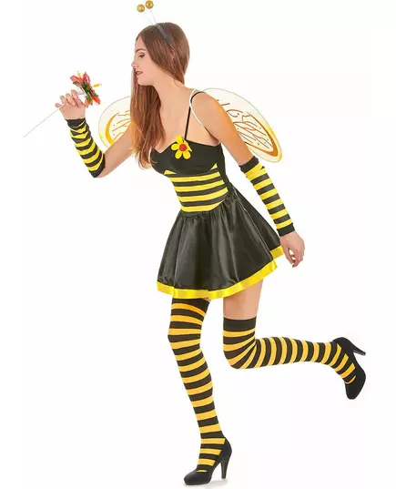Women's bee costume with flower, Size: Medium/Large, image 3