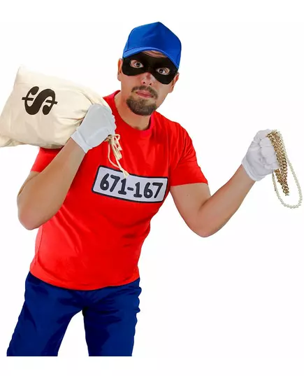 Innbruddstyvkostyme for menn, Størrelse: X-Large, bilde 2