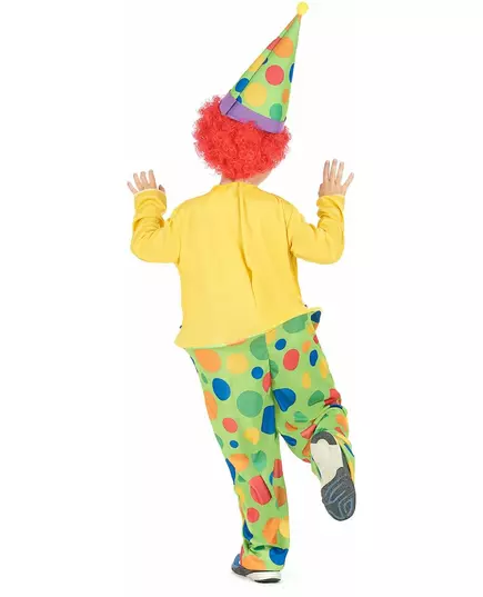 Happy clown costume for boys, Size: 3-4 years (92-104 cm), image 3