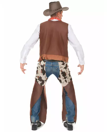 Western Cowboy-kostyme for menn, Størrelse: Medium/Large, bilde 3