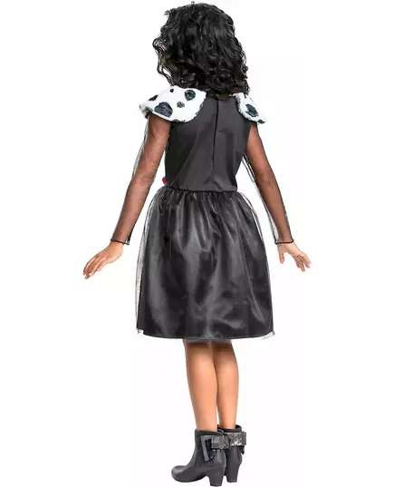 Classic Cruella costume for girls, Size: 5-6 years (109 - 126 cm), image 2