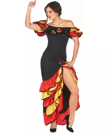 Flamencodanserkostyme for kvinner, Størrelse: Medium/Large, bilde 3