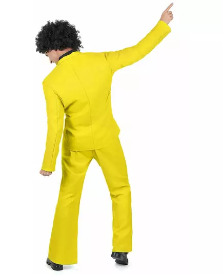 Adult yellow disco costume, Size: X-Large, image 3