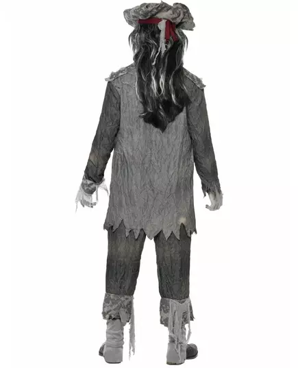 Halloween-kostyme for menn med piratspøkelse, Størrelse: X-Large, bilde 3