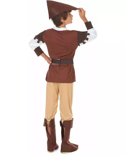 Brown and beige woodland boy costume, Size: 10-12 years (130-140 cm), image 3