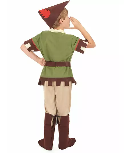 Woodland man costume for boys, Size: 7-9 years (120-130 cm), image 3