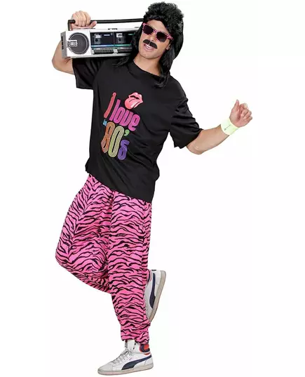 Men's I love 80s jogging suit, Size: Small/Medium, image 3