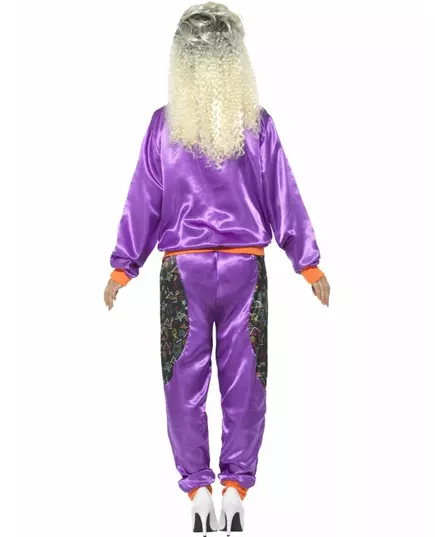 Lilla retro joggedress til dame, Størrelse: X-Large, bilde 3