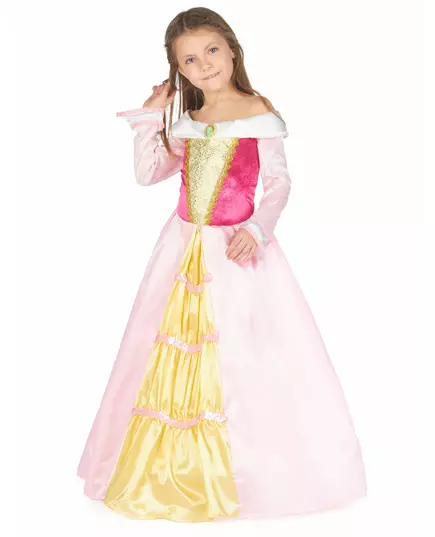 Princess costume satin dress for girls, Size: 10-12 years (130-140 cm), image 3