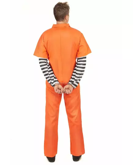 Men's prisoner costume, Size: Large, image 3