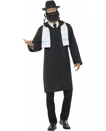Rabbi-kostyme for voksne, Størrelse: Large, bilde 3