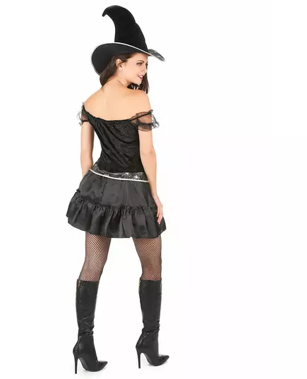 Sexy heksekostyme med overdel til kvinner Halloween, Størrelse: Small, bilde 3