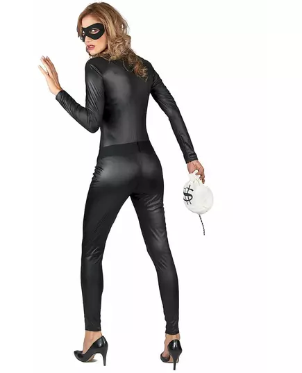 Sexy maskert tyvkostyme for kvinner, Størrelse: Medium, bilde 3