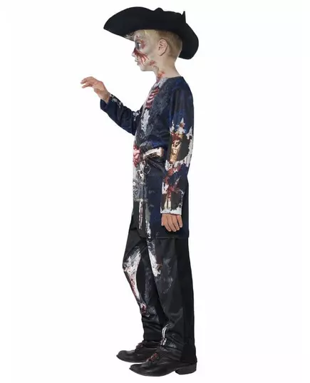 Zombie-piratkostyme til gutter på Halloween, Størrelse: 7–9 år (130/143 cm), bilde 3