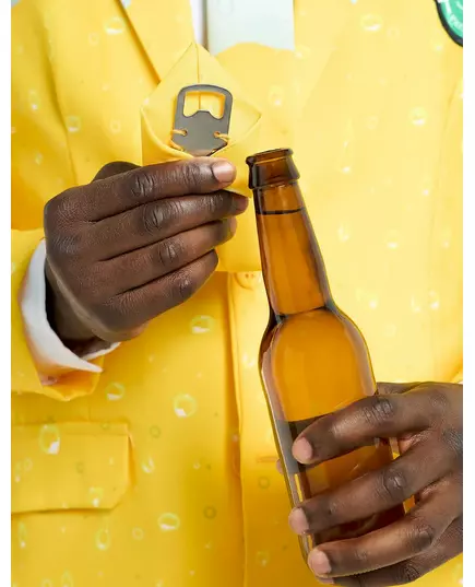 Mr. Beer Gult Suitmeisters Kostyme Voksen, Størrelse: Large (EU 52-54), bilde 3