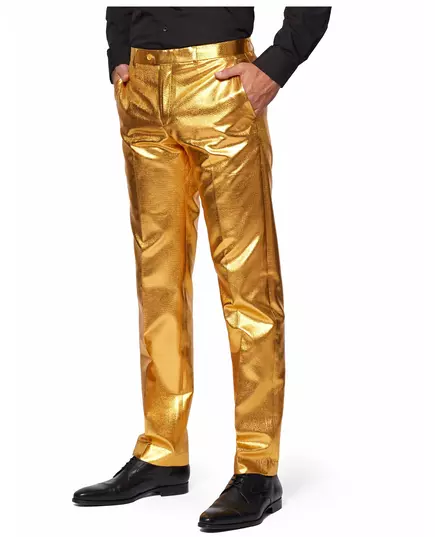 Mr. Groovy Gold-kostyme til menn fra Opposuits, Størrelse: Medium (EU 48-50), bilde 3