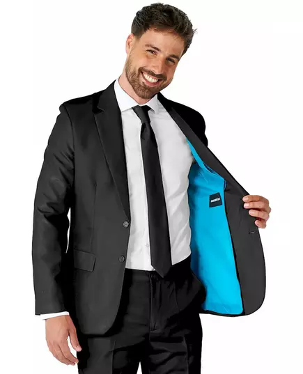 Mr. Solid svart herredress fra Suitmeister, Størrelse: XX-Large (EU 60-62), bilde 3