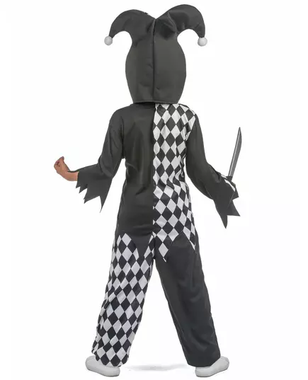 Blodig Harlekin-kostyme for gutter, Størrelse: 7–9 år(120–130 cm), bilde 3