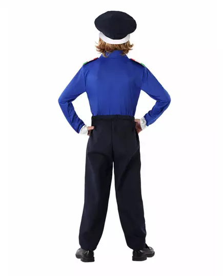 Carabinieri politikostyme for gutter, Størrelse: 5–6 år (115–130 cm), bilde 3