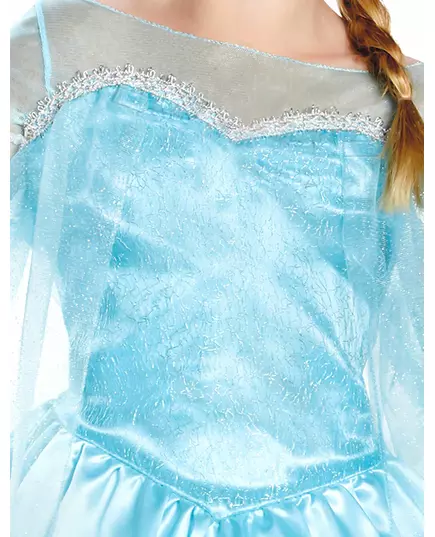 Klassisk Elsa Snødronningen-kostyme til jenter, Størrelse: 3–4 år (97–109 cm), bilde 3