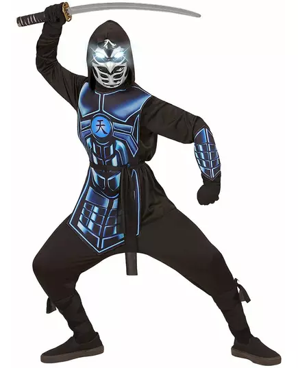Barnekostyme med lys og lyd fra Cyber Ninja, Størrelse: 11–13 år (158 cm), bilde 3
