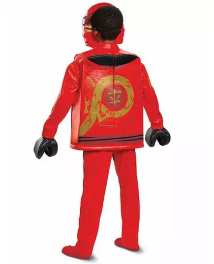 Kai Ninjago Deluxe-kostyme – LEGO Kids, Størrelse: 7–8 år (124–136 cm), bilde 3