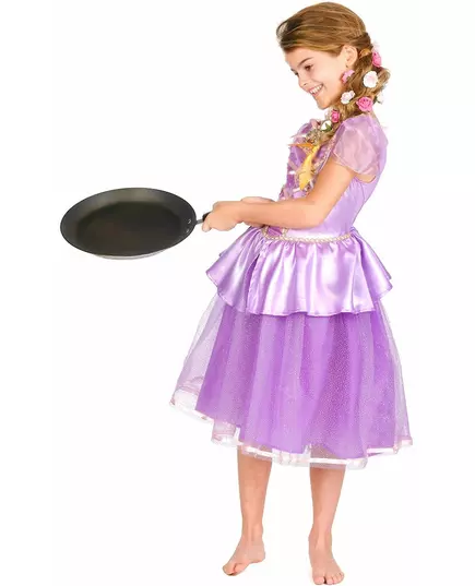 Deluxe Rapunzel costume for girls, Size: 3-4 years (97 - 109 cm), image 3
