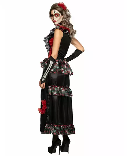 Day of the Dead costume petticoat for women, Size: Medium/Large (40/42), image 3