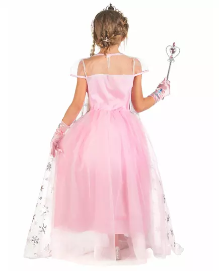 Pink princess costume and accessories for girls, Size: 8-10 years, image 3